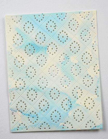 Poppystamps 2757 Diamond Oval Pinpoint Background craft die