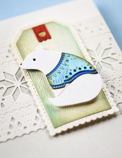 Poppystamps 2758 Nordic Sitting Bear craft die