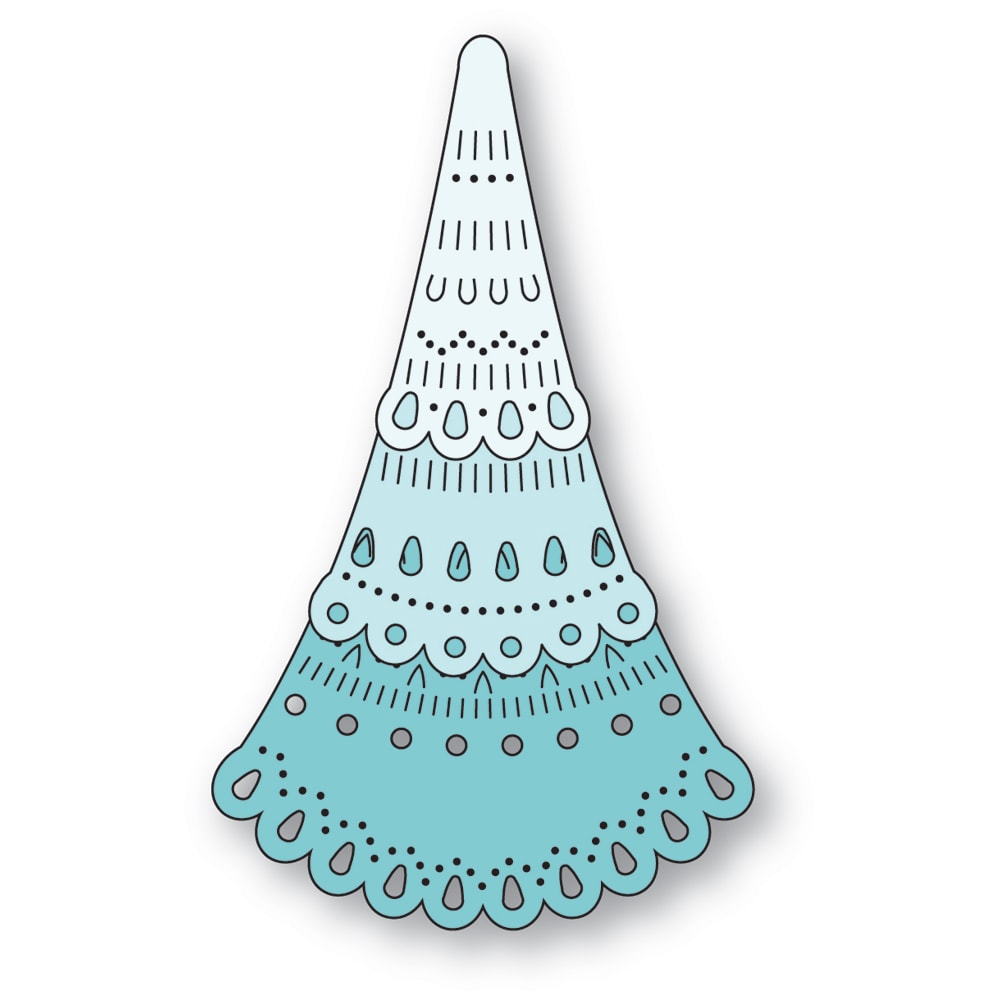 Poppystamps 2759 Nordic Grand Tree Toppers craft die