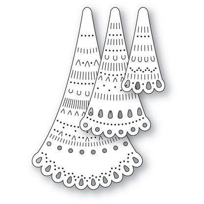 Poppystamps 2759 Nordic Grand Tree Toppers craft die