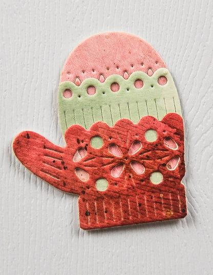 Poppystamps 2760 Nordic Cozy Mitten craft die