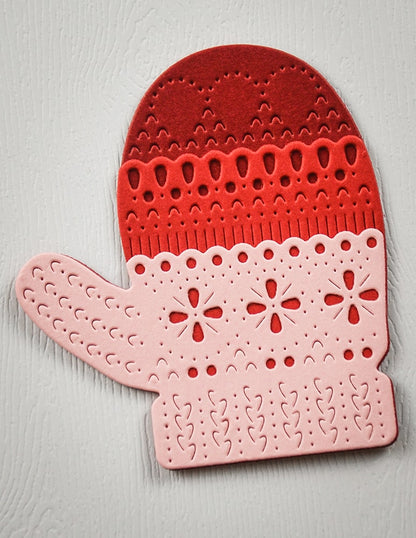Poppystamps 2761 Nordic Large Mitten craft die