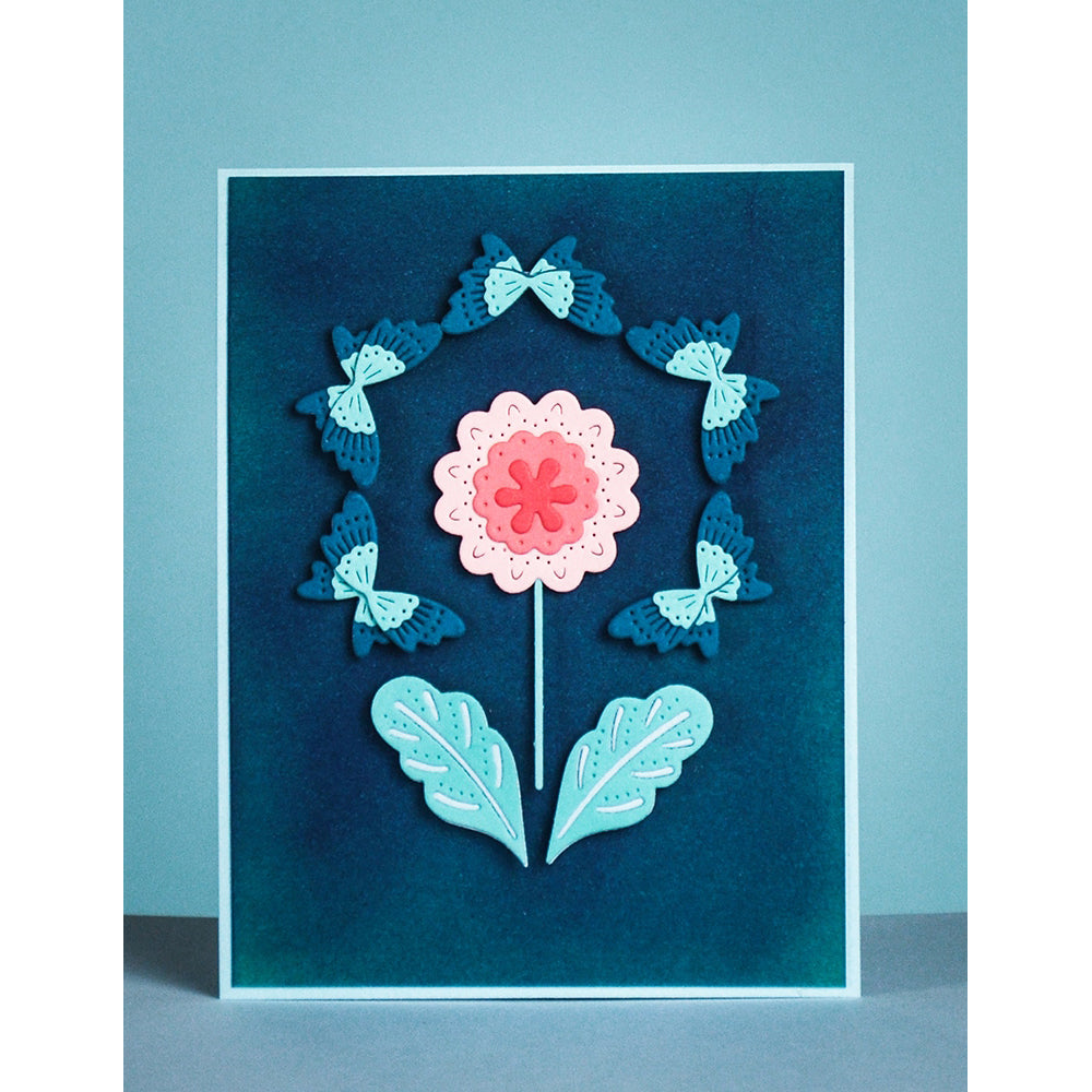 Poppystamps 2763 Nordic Luminelle Flower
