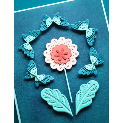 Poppystamps 2763 Nordic Luminelle Flower