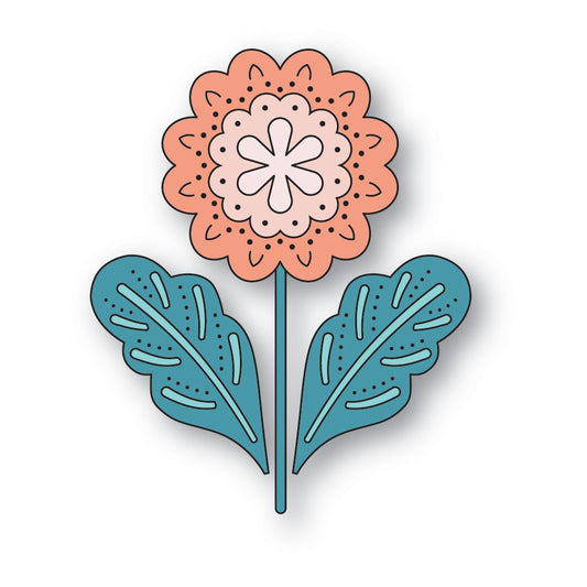 Poppystamps 2763 Nordic Luminelle Flower