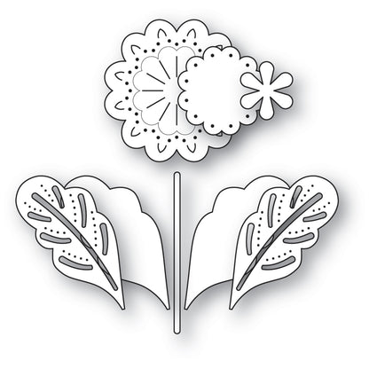 Poppystamps 2763 Nordic Luminelle Flower