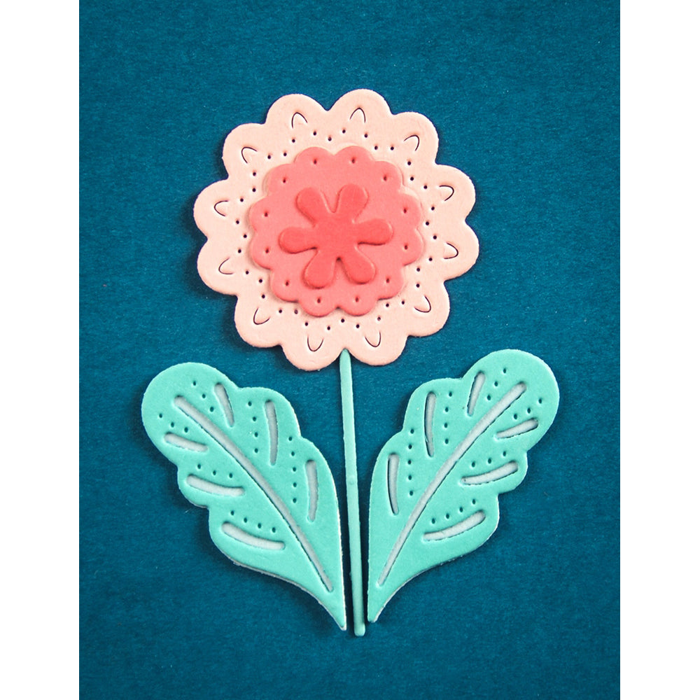 Poppystamps 2763 Nordic Luminelle Flower