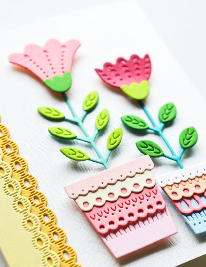 Poppystamps 2773 Nordic Scatter Flowers