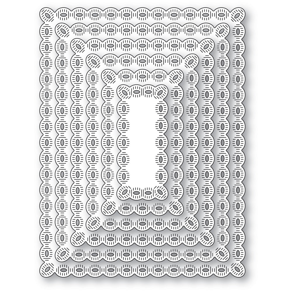 Poppystamps 2764 Fine Eyelet Frames