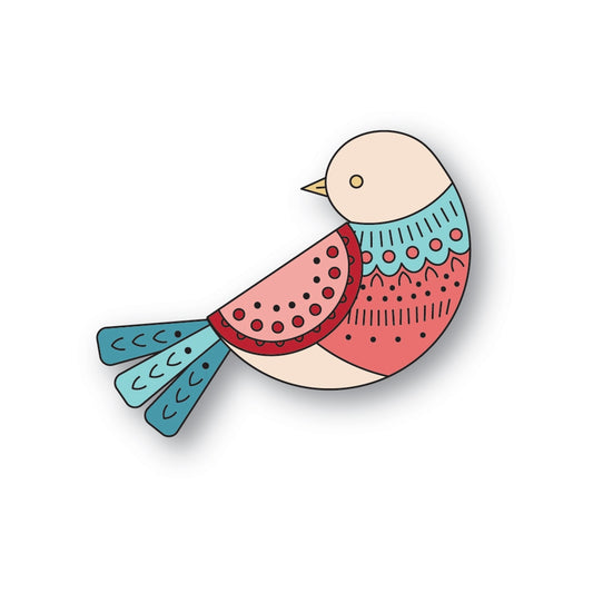 Poppystamps 2765 Nordic Nestled Bird