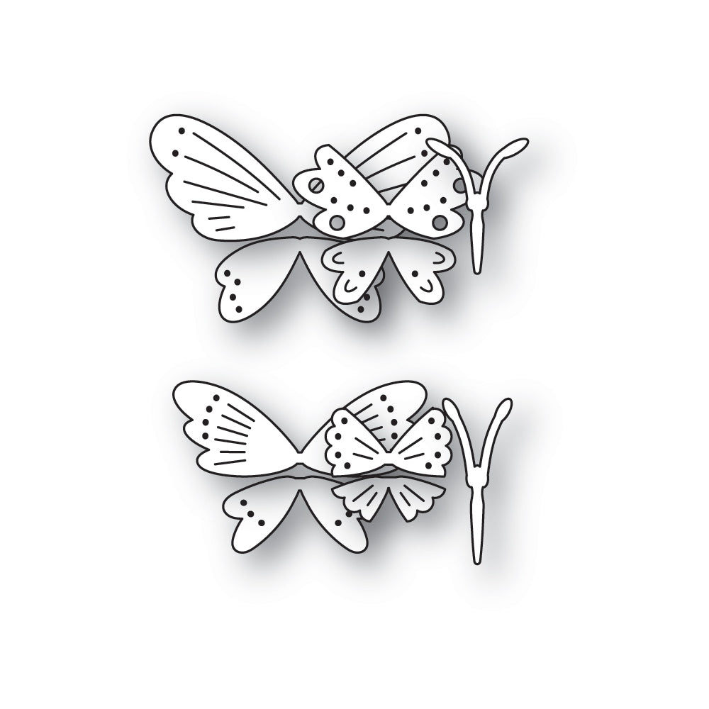 Poppystamps 2767 Nordic Cheery Butterflies