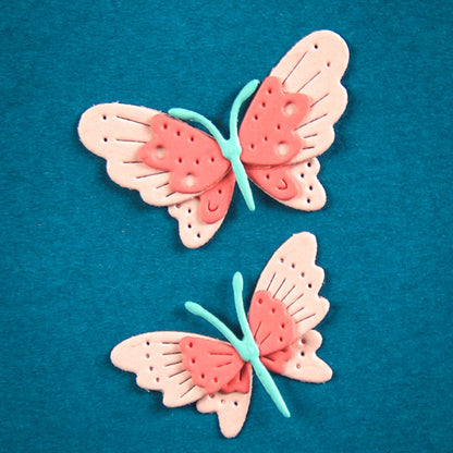 Poppystamps 2767 Nordic Cheery Butterflies