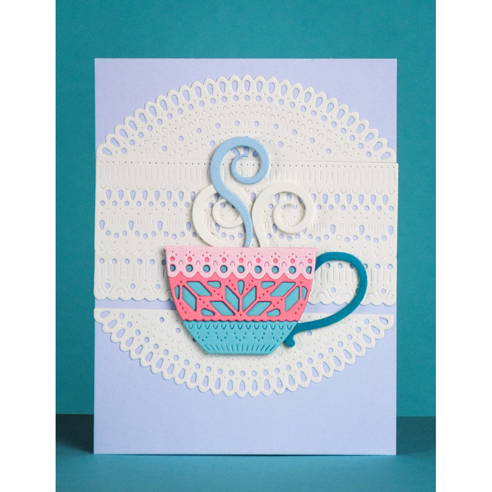 Poppystamps 2769 Nordic Cozy Tea Cup
