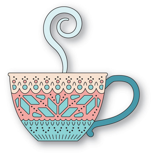 Poppystamps 2769 Nordic Cozy Tea Cup