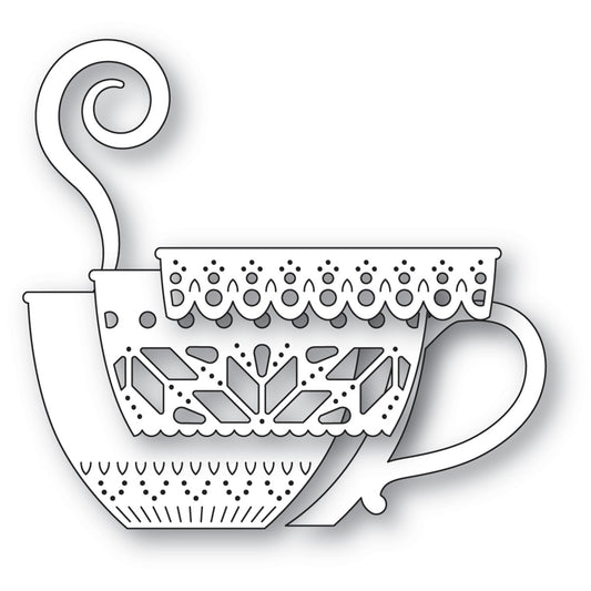 Poppystamps 2769 Nordic Cozy Tea Cup