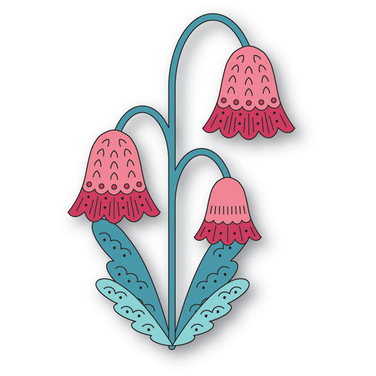 Poppystamps 2771 Nordic Pendant Flower