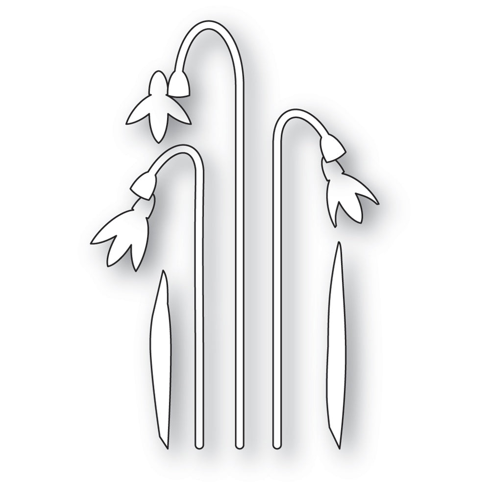 Poppystamps 2772 Snowbell Flowers