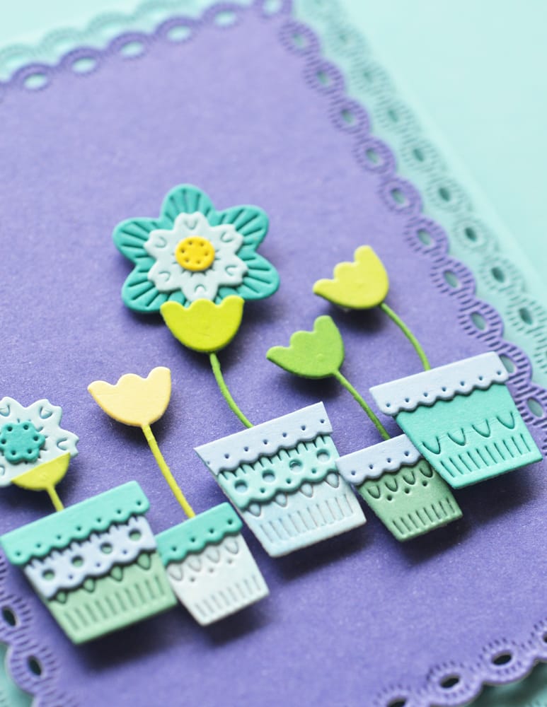 Poppystamps 2773 Nordic Scatter Flowers