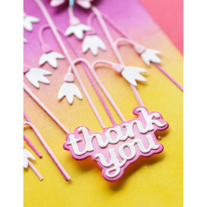 Poppystamps 2776 Thank You Tender Script