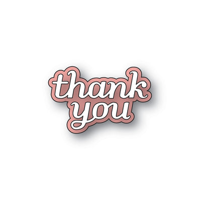 Poppystamps 2776 Thank You Tender Script
