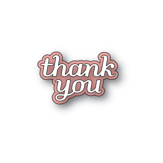 Poppystamps 2776 Thank You Tender Script