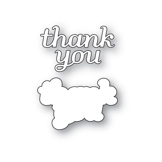 Poppystamps 2776 Thank You Tender Script
