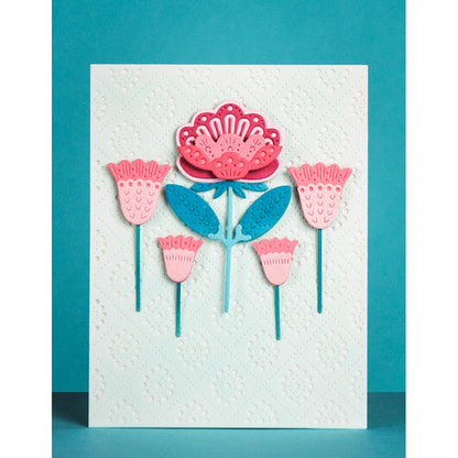 Poppystamps 2771 Nordic Pendant Flower