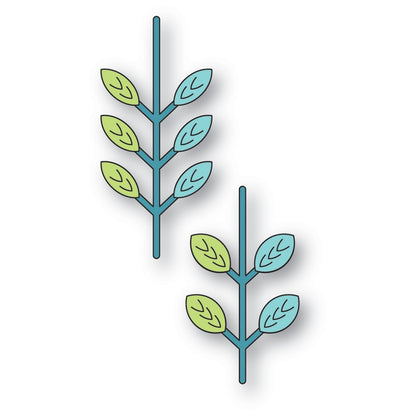 Poppystamps 2785 Nordic Leafy Stems