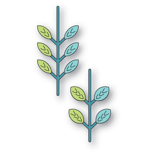 Poppystamps 2785 Nordic Leafy Stems