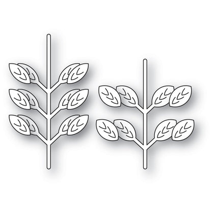 Poppystamps 2785 Nordic Leafy Stems