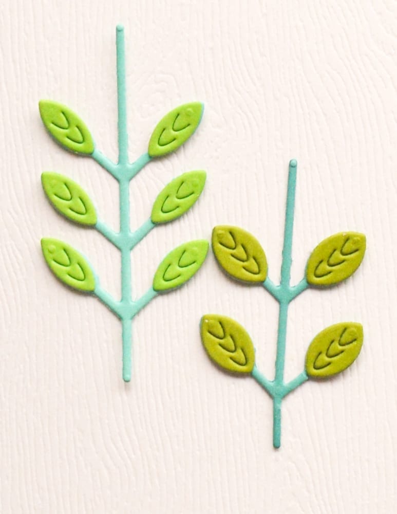 Poppystamps 2785 Nordic Leafy Stems