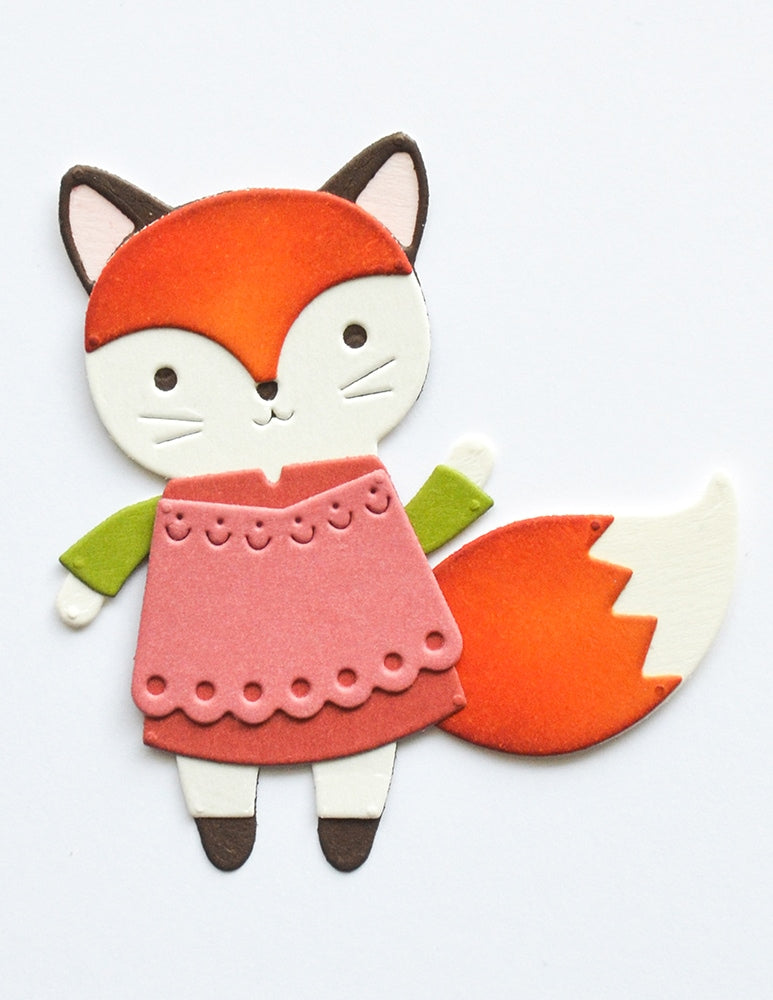 Poppystamps 2786 Nordic Waving Fox Craft Die