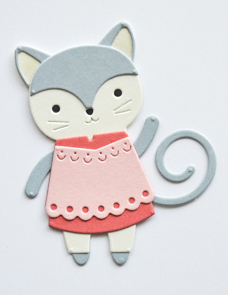 Poppystamps 2786 Nordic Waving Fox Craft Die