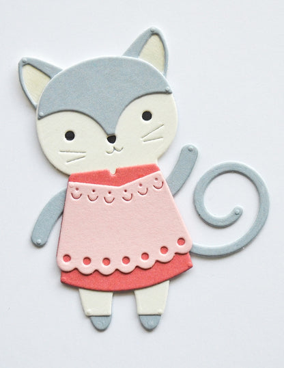 Poppystamps 2786 Nordic Waving Fox Craft Die