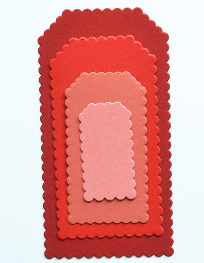Poppystamps 2791 Scalloped Framer Tags Craft Die