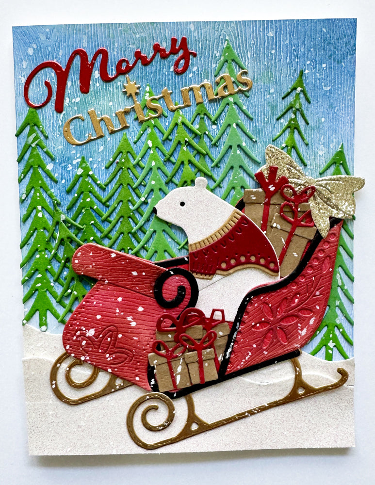Poppystamps 2793 Luxury Sleigh Craft Die