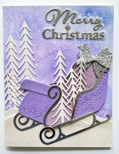 Poppystamps 2793 Luxury Sleigh Craft Die