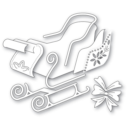 Poppystamps 2793 Luxury Sleigh Craft Die
