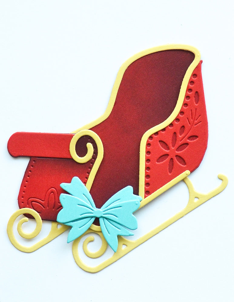Poppystamps 2793 Luxury Sleigh Craft Die