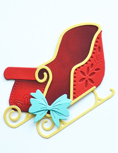 Poppystamps 2793 Luxury Sleigh Craft Die