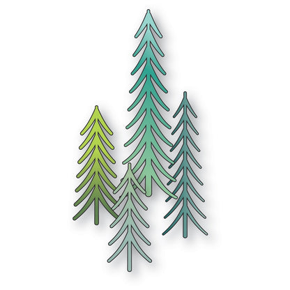 Poppystamps 2794 Trimmed Trees Craft Die