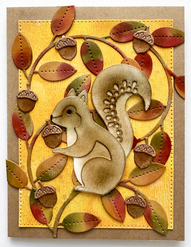 Poppystamps 2795 Nordic Acorn Squirrel Craft Die