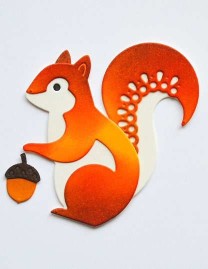 Poppystamps 2795 Nordic Acorn Squirrel Craft Die