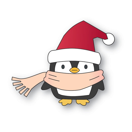 Poppystamps 2796 Winter Wrap Penguin Craft Die