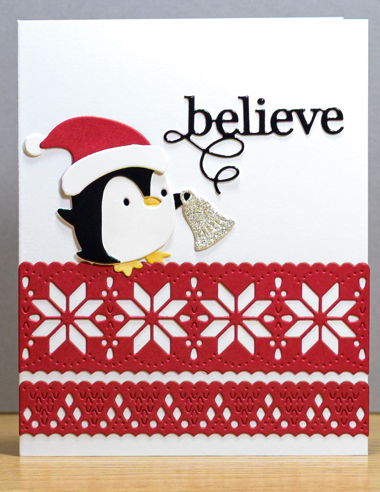 Poppystamps 2797 Santa Penguin Craft Die
