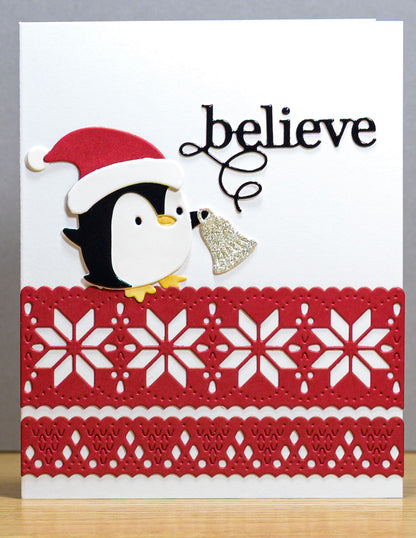 Poppystamps 2797 Santa Penguin Craft Die