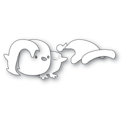 Poppystamps 2797 Santa Penguin Craft Die