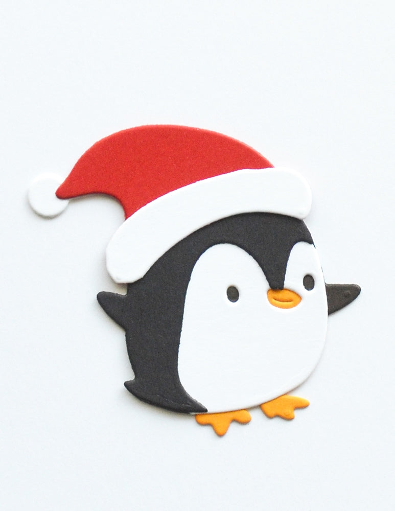 Poppystamps 2797 Santa Penguin Craft Die