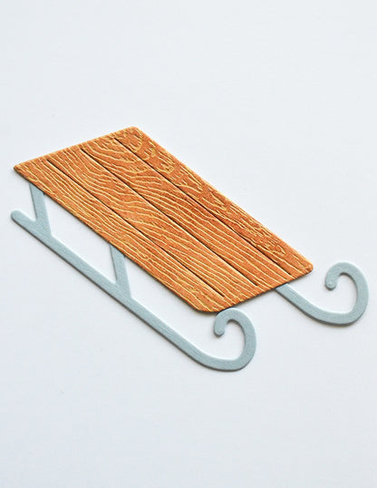 Poppystamps 2799 Winter Sled Craft Die