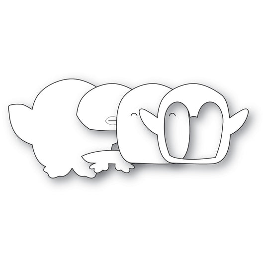 Poppystamps 2800 Snow Angel Penguin Craft Die